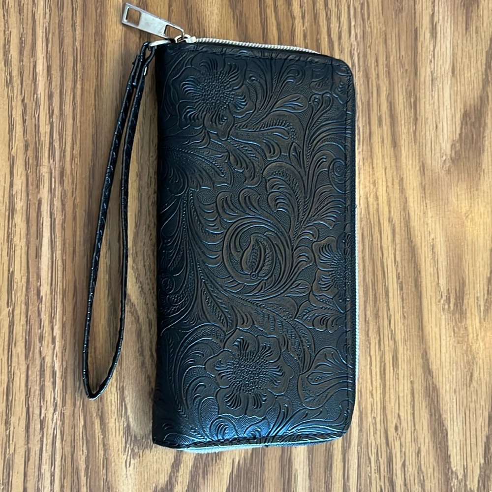 Black wallet.